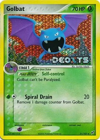 Golbat Reverse Holo 31