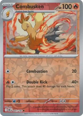 Combusken Reverse Holo 041