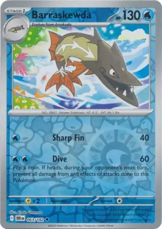 Barraskewda Reverse Holo 063