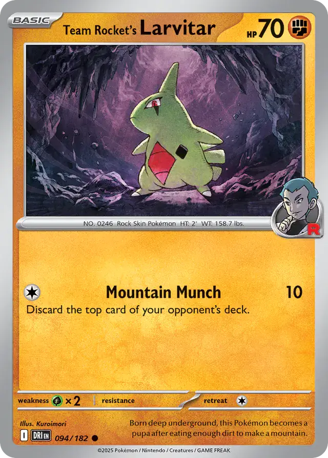 Team Rocket's Larvitar 094