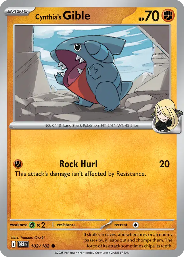 Cynthia's Gible 102