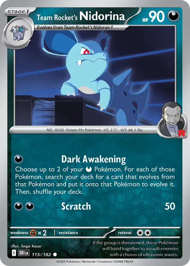 Team Rocket's Nidorina 115