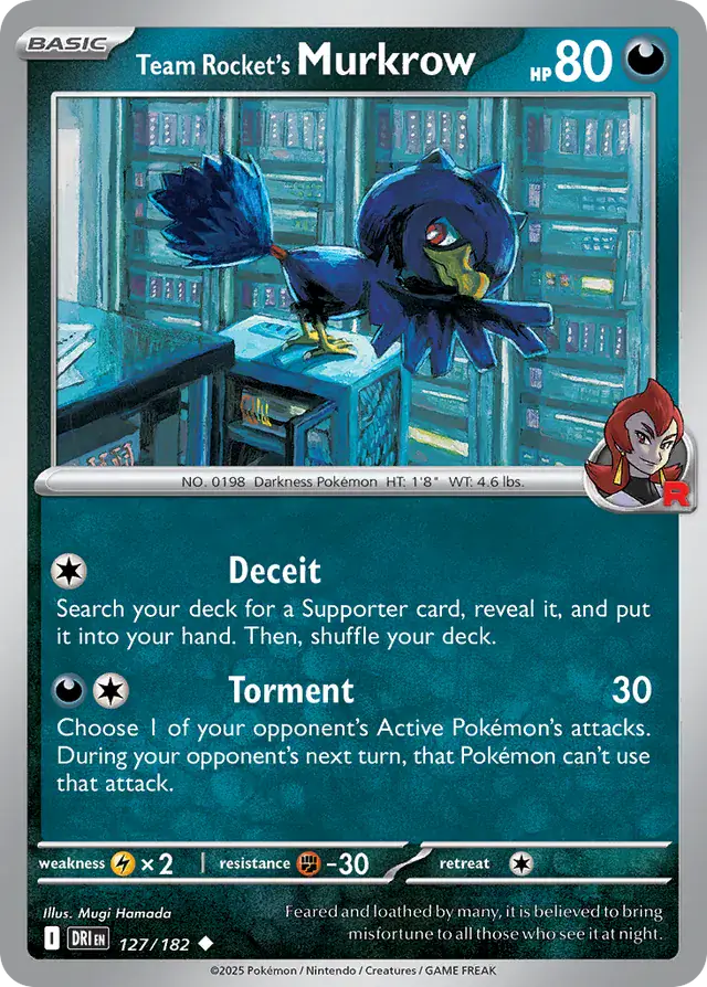 Team Rocket's Murkrow 127