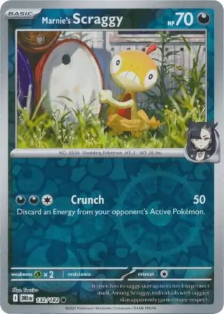 Marnie's Scraggy Reverse Holo 132