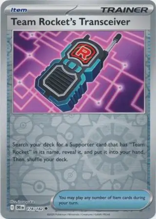 Team Rocket's Transceiver Reverse Holo 178