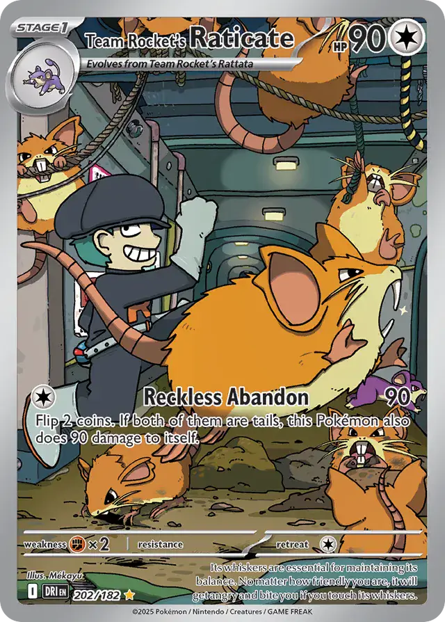 Team Rocket's Raticate 202