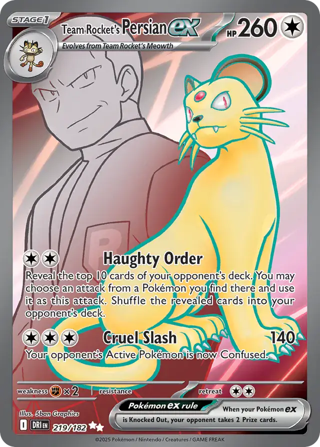 Team Rocket's Persian 219