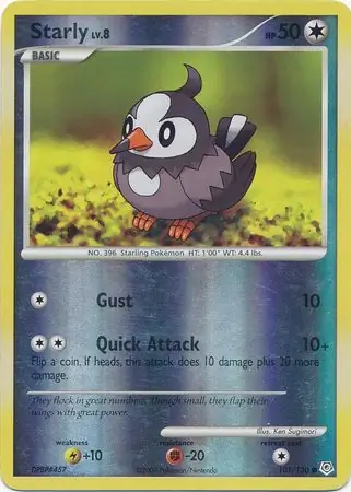 Starly Reverse Holo 101 Normal