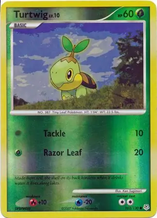 Turtwig Reverse Holo 103 Normal