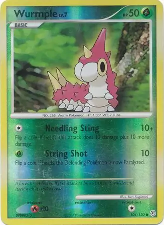 Wurmple Reverse Holo 104