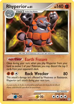 Rhyperior Holo 12 Normal