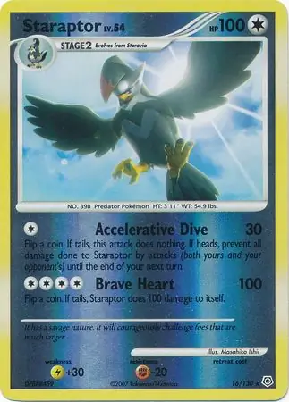 Staraptor Reverse Holo 16 Normal