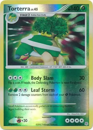 Torterra Reverse Holo 17 Normal