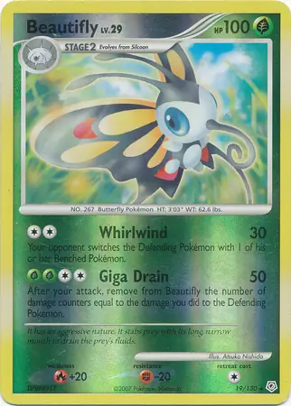 Beautifly Reverse Holo 19 Normal