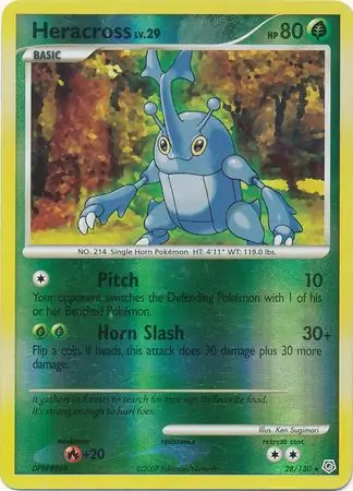 Heracross Reverse Holo 28