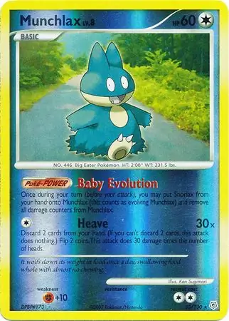 Munchlax Reverse Holo 33 Normal