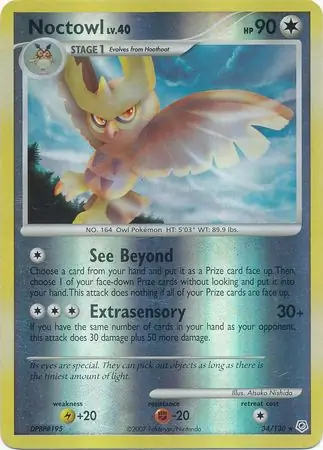 Noctowl Reverse Holo 34