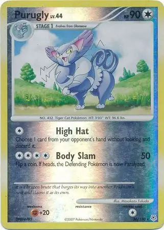 Purugly Reverse Holo 36 Normal