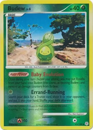 Budew Reverse Holo 43 Normal