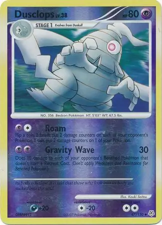 Dusclops Reverse Holo 47 Normal