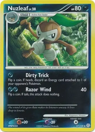 Nuzleaf Reverse Holo 57 Normal