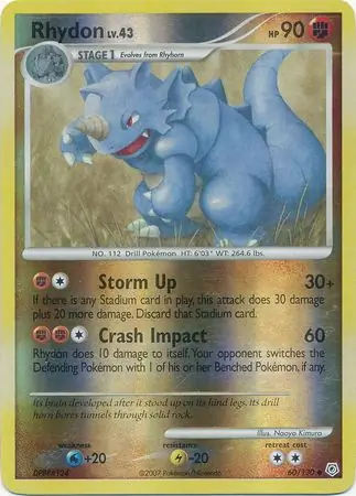 Rhydon Reverse Holo 60 Normal