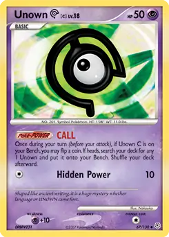 Unown C 67 Normal