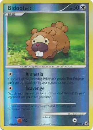 Bidoof Reverse Holo 70