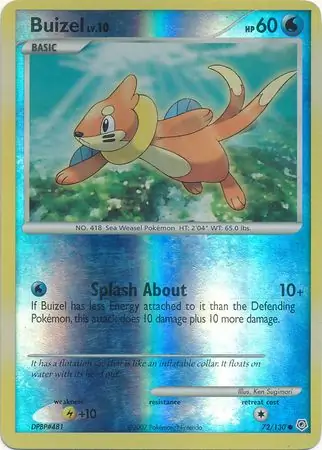 Buizel Reverse Holo 72 Normal