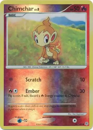 Chimchar Reverse Holo 76