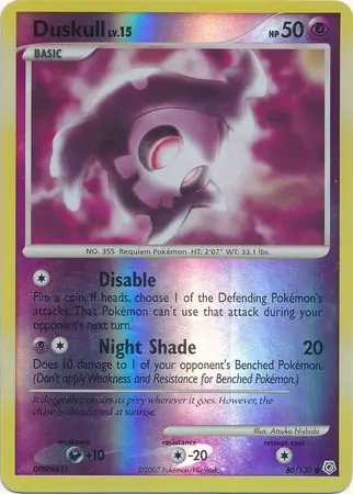 Duskull Reverse Holo 80