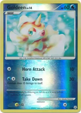 Goldeen Reverse Holo 84 Normal