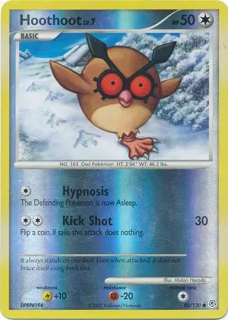 Hoothoot Reverse Holo 85 Normal