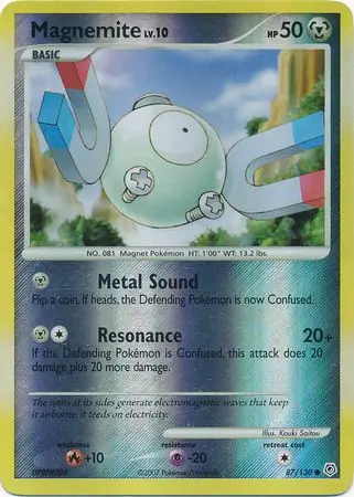 Magnemite Reverse Holo 87 Normal