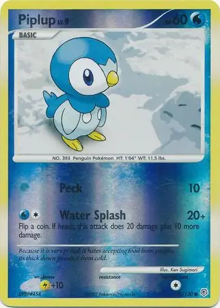 Piplup Reverse Holo 93 Normal