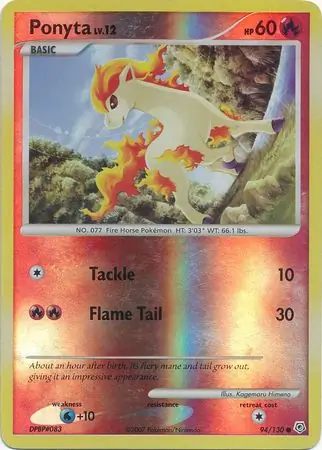 Ponyta Reverse Holo 94 Normal