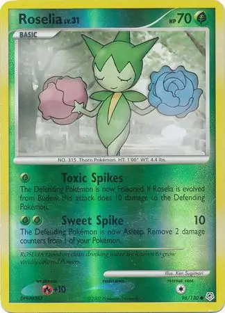 Roselia Reverse Holo 96 Normal