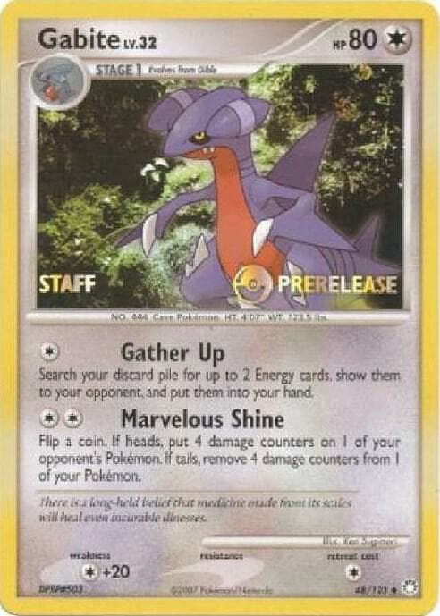 Gabite Staff Prerelease 48