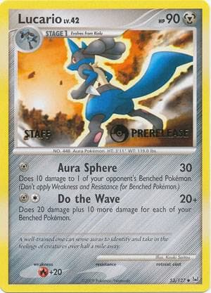 Lucario Staff Prerelease 53 Normal