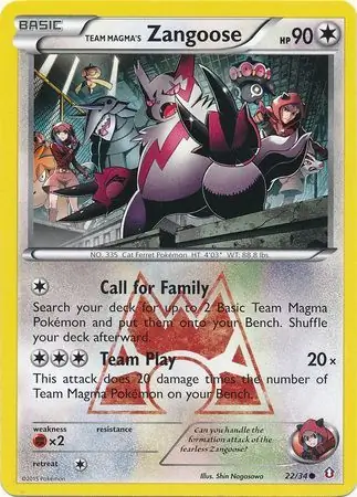 Zangoose 22 Normal
