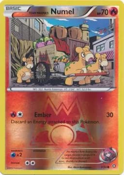 Team Magma's Numel Reverse Holo