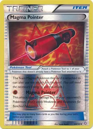 Magma Pointer Reverse Holo 24