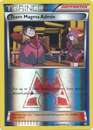 Team Magma Admin Reverse Holo 29 Normal