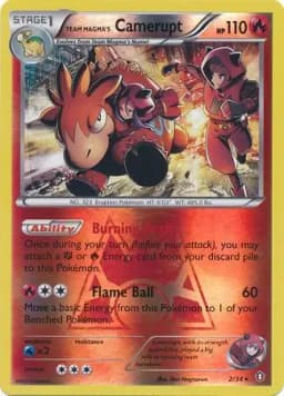 Team Magma's Camerupt Reverse Holo