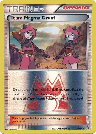 Team Magma Grunt Reverse Holo 30 Normal