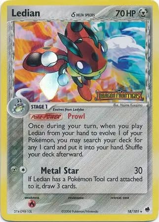 Ledian Reverse Holo 18 Normal