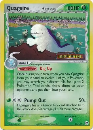 Quagsire Reverse Holo 21 Normal