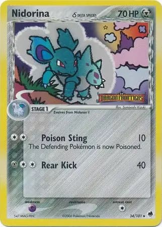 Nidorina Reverse Holo 34