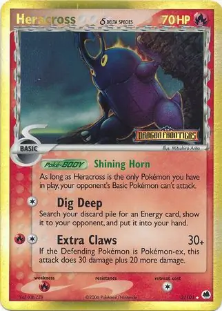 Heracross Reverse Holo 3 Normal