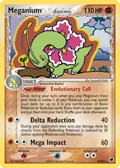 Meganium Holo 4 Normal